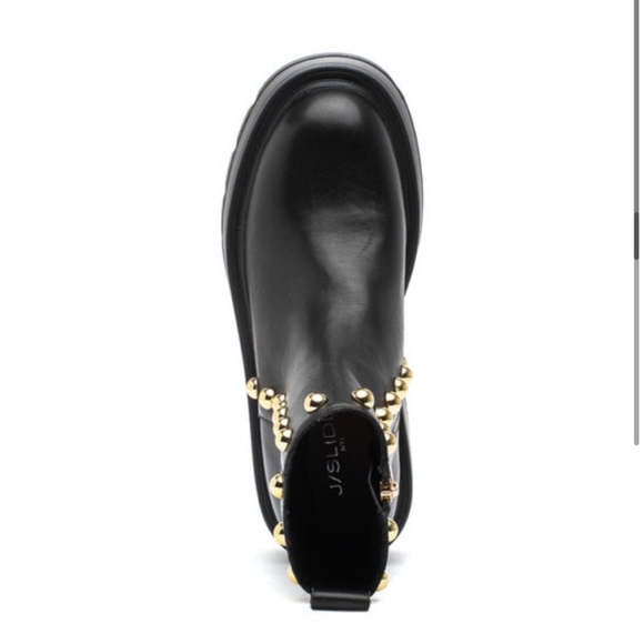 NWT J/SLIDES VICEROY Black Leather Boots - Picture 5 of 16